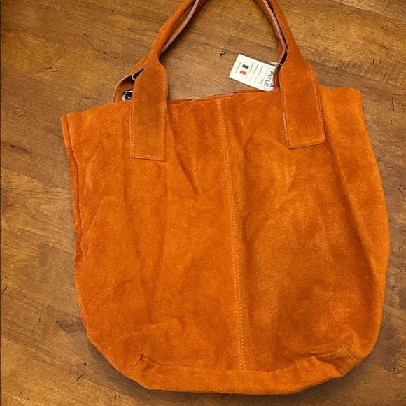 Vera Pelle Suede Bag, NWT - Picture 8 of 9